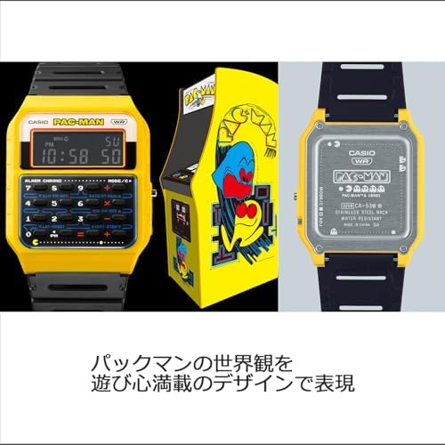 Casio Classic CA-53WPC-1BJR Men's Watch, PAC-MAN Collaboration